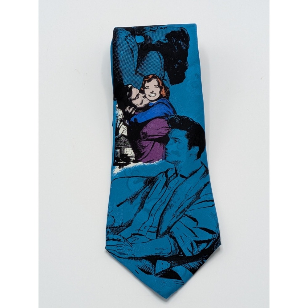 The Elvis Presley Collection by Supersa "Love Me Tender" 56" Italian‎ Silk Tie